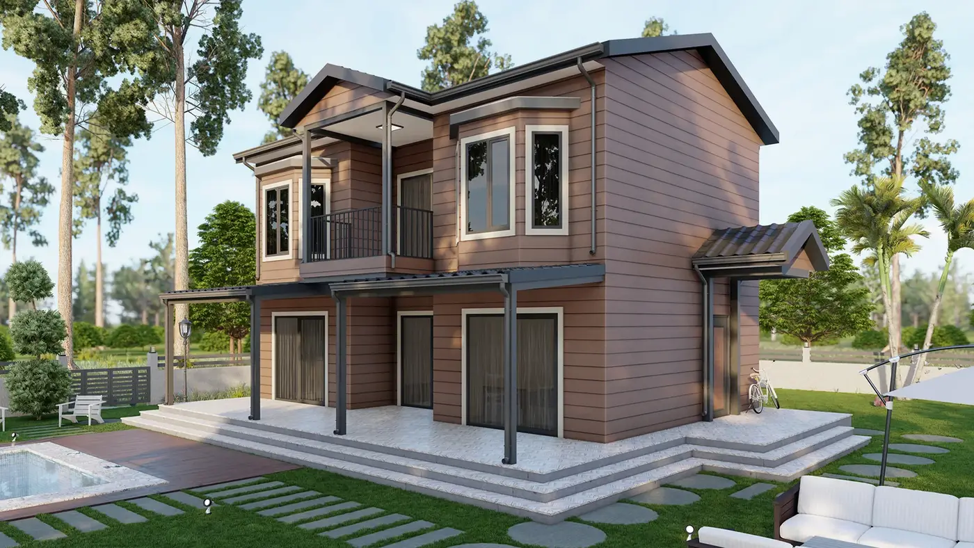 Niğde prefabrik ev ve çelik villa